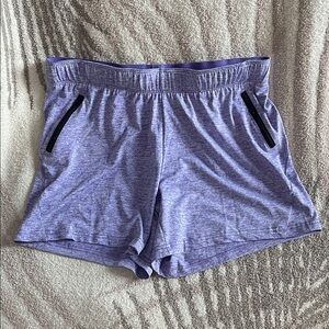 Liberty Heathered Purple Athletic Shorts